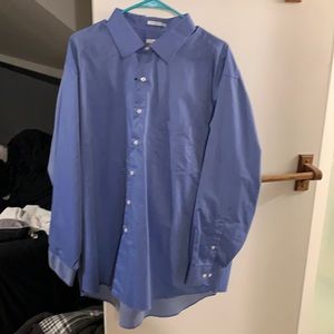 Van Heusen Royal Herringbone classic fit 2xl 18.5 collar